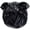 Black, variant on Satin Lined Beanies for Women Chemo Headwear Silky Lined Cotton Sleeping Cap(Black)