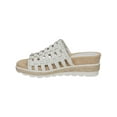 thumbnail image 3 of Bella Vita Womens Oaklynn Leather Espadrille Platform Sandals, 3 of 3
