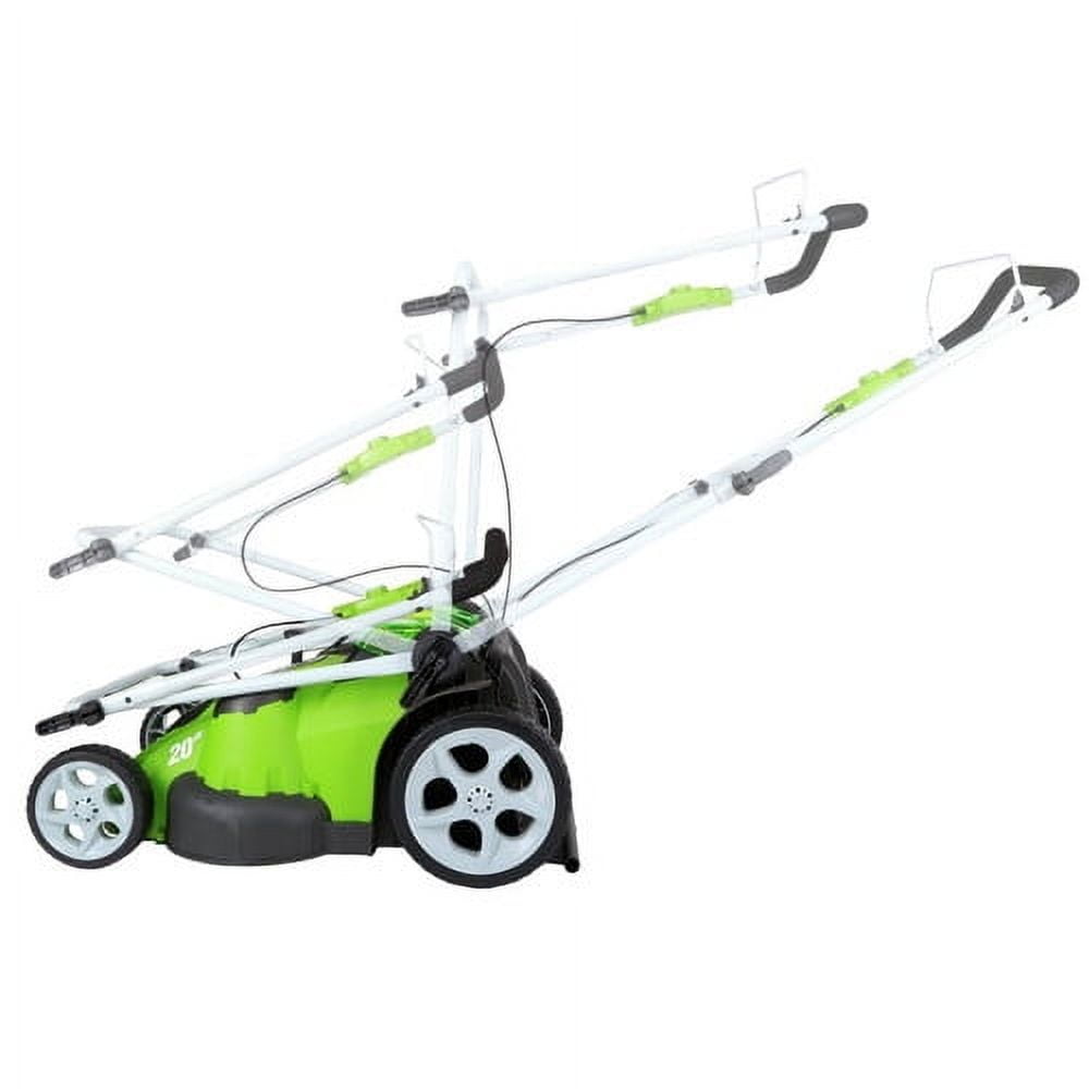 Greenworks Lawn Mower G-Max 20" 4 Amps 40 V Battery All Wheel Drive Walk-Behind Mowers, Brushless Motor