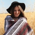 thumbnail image 3 of Advancent Manta de algodón para mujer, chal para barbacoa, pícnic, borla, portátil, suave, para viajes al aire libre, cama cómoda, colchoneta para Juegos de cama Verde Advancent HA067113-01, 3 of 6