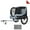 Black+Grey + Steel, variant on Large Folding Bike Trailer for Dogs – 66LB Capacity All-Terrain Pet Carrier, Durable Steel Frame for Cycling, Jogging, Camping & Outdoor Adventures, Purple+Black