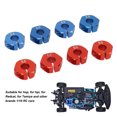 thumbnail image 4 of 8PCS RC Wheel Hex Hub, aleación De Aluminio Ligero RC Car Wheel Drive Hex Hub Adapter Con Pasadores Para Redcat 1/10 RC Modelo De Coche, 4 of 7