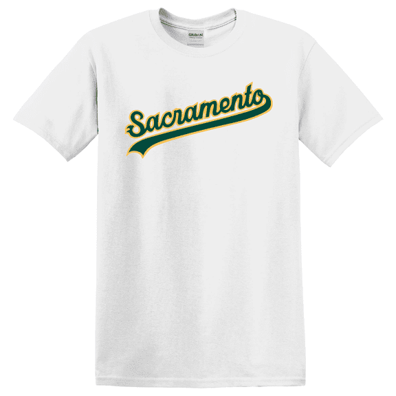 Sacramento Oakland Baseball Fan T-shirt