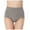 Gray, variant on Women's Stretch Underwear Briefs Soft Breathable High Waisted Full Coverage Ladies Panties