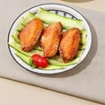 thumbnail image 5 of CASAFUN Ceramic Dessert Plates Set Dish Set - Dessert, Salad, Appetizer, Small Dinner Serving Plate-Microwave, Oven & Dishwasher Safe, Scratch Resistant-Kitchen Porcelain Dish-Olive Vine, 5 of 6