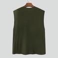 thumbnail image 4 of INCERUN Mens V Neck Sleeveless Shirt Button Up Henley Cami T Shirts Summer Casual Loose Tank Tops, 4 of 5