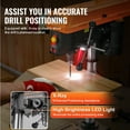 thumbnail image 4 of VEVOR 10in Benchtop Drill Press Tabletop Drilling Machine 610-2800RPM Adjustable, 4 of 9