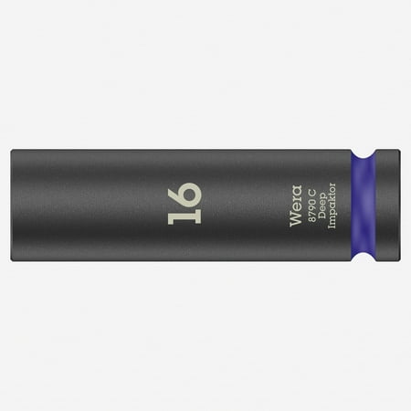 

Wera 004833 Impact Deep Socket 1/2 Drive 16mm
