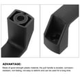 Uxcell 20 Pack Rectangular Plastic Pull Handle, 115mm/4.5 Inch Hole