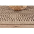 thumbnail image 5 of CAMILSON Easy Jute Rug Indoor Outdoor Farmhouse Area Rugs Checkered-Natural 4x6, 5 of 9