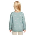 thumbnail image 4 of Garanimals Toddler Girl Long Sleeve Print Fleece Sweatshirt, Sizes 2T-5T, 4 of 6