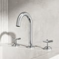 thumbnail image 3 of VIGO Jewel 9 in. H 2-Handle High-Arc Widespread Bathroom Faucet with Cross Handles in Chrome-VG01308CH, 3 of 13