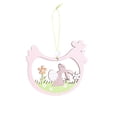 thumbnail image 3 of Bisitoy Easter Decor Small Wooden Chick Wall Decor - Two Hanging Seasonal Accents, 3 of 3
