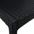thumbnail image 7 of LeisureMod Modern Weave Mace Indoor Outdoor Dining Chair in Black Set of 4, 7 of 7