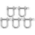 thumbnail image 3 of Manille avec Vis, Manille 5 Pcs Facteur de Sécurité Élevé 304 pour Levage de Chaînes, 3 of 7