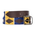 thumbnail image 3 of RESISTANCE Polo Belt for Men | Hand Stitched Leather Belt With Colorful Embroidery | Gaucho Style Belt 1.5” Wide, 3 of 6
