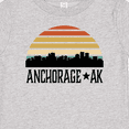thumbnail image 4 of Inktastic Anchorage Alaska Skyline Boys or Girls Baby T-Shirt, 4 of 5