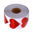 thumbnail image 1 of GOOHOCHY 1 roll amor en forma de corazón pegatina Día de San Valentín decorativo calcomanía pegatina elegante, 1 of 7