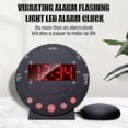 thumbnail image 2 of Super Loud Alarm Clock with Bed Shaker - Vibrating Heavy Sleeper Wake-Up Guarantee, 2 of 5