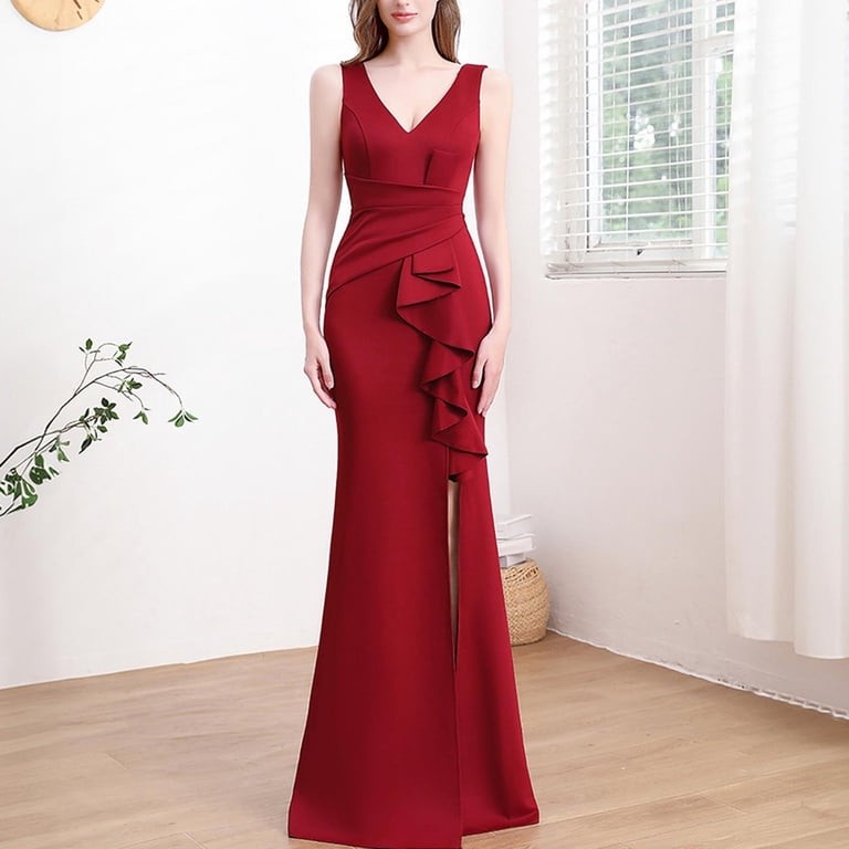 peacock print evening dress Zapaka Women Peacock Long Prom Dress with Appliques Mermaid Spaghetti Straps Sequins Formal Dress, Black / US2 main image 0