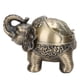 thumbnail image 2 of Cenicero de metal con tapa, regalo para hombre, sellado, anticaídas, resistente al viento, juego de adornos para fumar (cenicero de bronce de pie con forma de elefante), 2 of 9