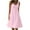 Pink B, variant on Dezsed Summer Dresses for Women Beach Floral Tshirt Sundress Sleeveless Casual Loose Tank Dress Flowy Sun Dress