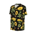 thumbnail image 2 of Balery Bees and Sunflowers Baseball Jersey for Men Casual Button Down Shirts Short Sleeve Active Team Sports Uniform-4X-Large, 2 of 9