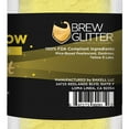 thumbnail image 4 of Brew Dust - Classic Yellow Edible Drink Powder - Silky Swirl, Beverage Safe, 25g Jar, 4 of 6