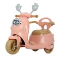 thumbnail image 4 of Triciclo eléctrico Nikou para niños Motocicleta de juguete 3 ruedas Coche eléctrico Color rosa, 4 of 12