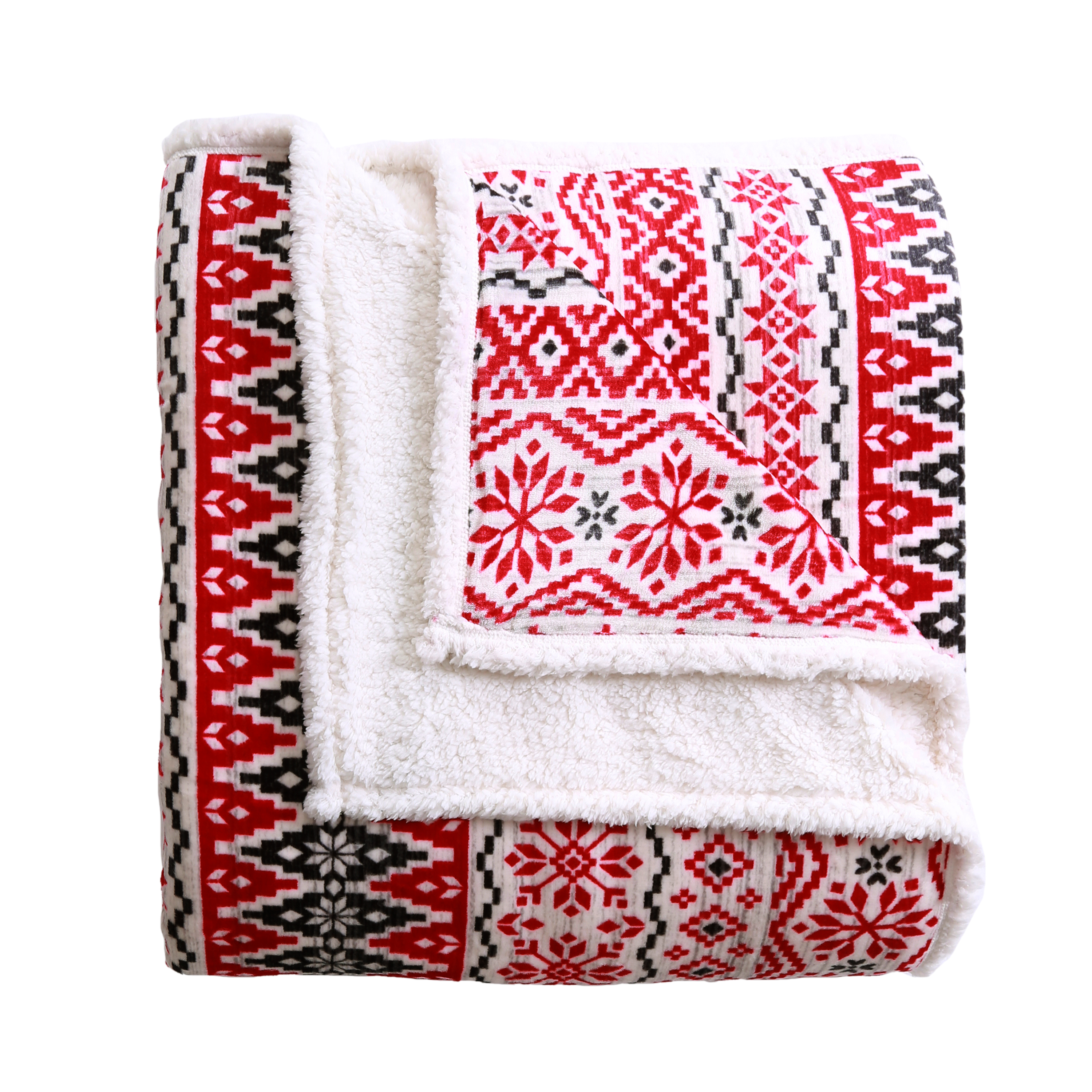 Better Homes & Gardens Nordic Ultra Plush Blanket, 90 inch x 92 inch, machine washable, Full/Queen