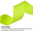 thumbnail image 3 of Lightweight Polypropylene Webbing Strap 1" 25 Yards Fluorescent Yellow Green Strapping Band for Outdoor, 3 of 5