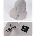 thumbnail image 4 of LIIPEE Girls Boys Sun Cap Color Block Mesh Bucket Wide Brim Adjustable Strap Hat Protection Caps With Neck Flap Girl Stylish School Hats,Khaki,One Size, 4 of 4