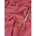 thumbnail image 6 of Minerva Chunky Cotton Sweater Knit Stretch Fabric Dark Dusky Pink - per yard, 6 of 6