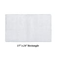 thumbnail image 4 of Better Trends Bath Room Rugs Tufted 100% Polyester 17" x 24" Bath Rug, Water Absorbent Non-Slip Bath Mat Machine Washable Micro Plush Collection - White, 4 of 6