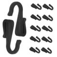 thumbnail image 6 of HONMEET Black Plastic S-Shaped Hooks for Kitchen Utensils Easy Storage 12Pcs, 6 of 7