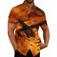 thumbnail image 4 of Camisa con estampado 3D de avión de combate para hombre, camisas y blusas hawaianas informales de verano de gran tamaño, camisa con botones para hombre, 4 of 5