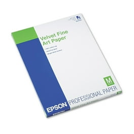 Velvet Fine Art Paper, 8.5 x 11, White, 20/Pack Velvet Fine Art Paper, 8.5 x 11, White, 20/Pack