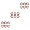 thumbnail image 1 of pitrice 6 Pcs Plateaux en Papier Jetables pour Gâteaux Planches Rondes pour Gâteaux Dessert Fleur 3Ensemble, 1 of 6