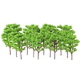 thumbnail image 3 of Diseño de 20 piezas Modelo de tren Trees Forest /150 8.3CM - Verde cro Baoblaze Modelo de árboles Bombax, 3 of 8