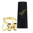 thumbnail image 2 of Vandoren M|O Ligature and Plastic Cap for Alto Saxophone; Gilded Finish, 2 of 5