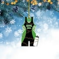 thumbnail image 5 of Personalized Wrestling Ornament Wrestling Helmet Ornaments Wrestling Christmas Ornament Gift for Wrestling Player Wrestling Christmas Tree Ornaments for Boys or Girls (Wrestling 15) - 3198 (Red), 5 of 6