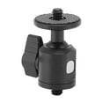 thumbnail image 1 of 1/4in Camera Hot Shoe Mount, 360 Degree Rotation Versatile Ball Head Mount High Stability With Additional 1/4in Screw For Camcorder For Video Light, 1 of 8