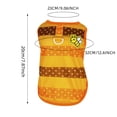 thumbnail image 2 of Stylish Striped Dog Pullover Shirt Soft Breathable Mesh Summer Puppy Vest Top With Linen Ring And Pattern For Small Medium Large Pet Apparel, 2 of 3