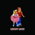 thumbnail image 2 of Candyland Board Game Retro Mens Black Graphic Tee-X-Large, 2 of 4