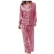 thumbnail image 4 of Puntoco Ropa De Hogar Informal para Mujer Tops De Manga Larga Pantalones Color Pijamas De Noche Trajes Liquidación Puntoco Puntoco-4211, 4 of 6