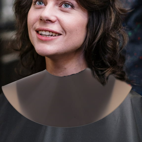 HEMOTON Silicone Haircut Cape 40x40CM, Hair Coloring Shawl and Salon Cape for Hair Styling