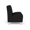 thumbnail image 4 of Lesro Ravenna Reception Armless Loveseat in Black, 4 of 5