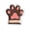 Brown, variant on Eolstice 10 Pack Disposable Paper Plates, Paw Shape Party Plates, Cute Birthday Party Decoration Supplies For Kids Cake Dessert Food Treats And Celebrations Fun