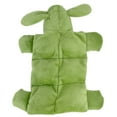 thumbnail image 3 of (3 pack) Multipet Mini Pet Loofa Squeaker Mat, Plush Dog Toy, Green, 3 of 12