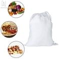 thumbnail image 5 of Gustave 3 Pack Nut Milk Bag Reusable Cheesecloth Bags for Straining Almond/Soy Milk Greek Yogurt, Cold Brew Coffee Tea Beer Juice Strainer Filter Bag, 5 of 10